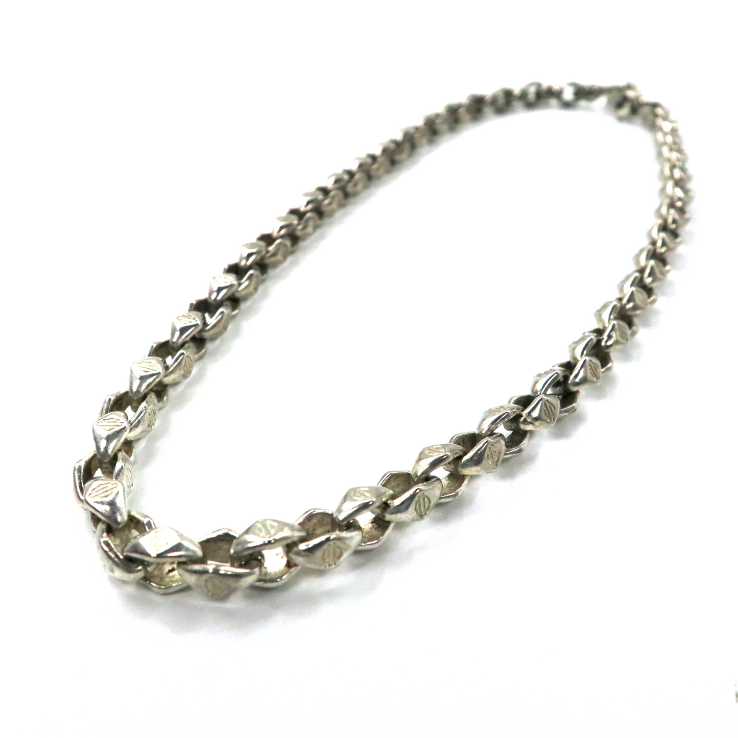 Vintage Silver Heavy Chain Necklace シルバー ヘビーチェーン ネックレス 64cm SILVER 925