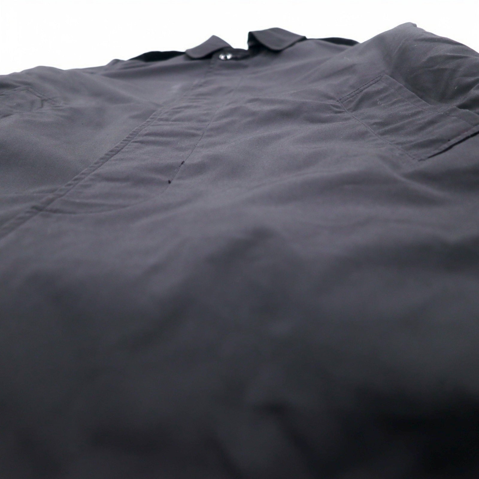 US NAVY 米軍 80年代 オールウェザーコート ステンカラーコート L ブラック 防水 ライナー着脱式 ミリタリー 8405-01-220-2547 CENTRE MFG.