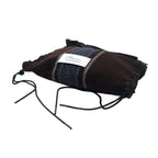 Azuma TALLIT STRIPE UTILITY SACK Sacoche Bag Brown Wool Jacquard Lace Up TALLIT STRIPE UTILITY SACK 20AH-AC-05 Handled by HAZE Made in Japan