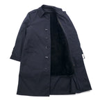 US NAVY 米軍 80年代 オールウェザーコート ステンカラーコート L ブラック 防水 ライナー着脱式 ミリタリー 8405-01-220-2547 CENTRE MFG.