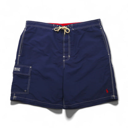 POLO RALPH LAUREN スイムショーツ イージー ナイロン ショートパンツ XL ネイビー スモールポニー刺繍