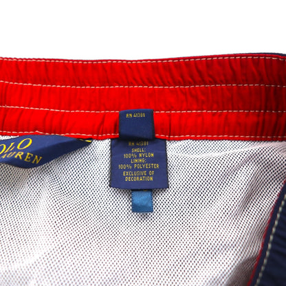 POLO RALPH LAUREN スイムショーツ イージー ナイロン ショートパンツ XL ネイビー スモールポニー刺繍