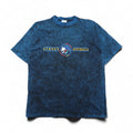 90年代 オーストラリア製 GOOSES T-SHIRT シングルステッチ ヴィンテージ Tシャツ M ブルー コットン SYDNEY ヴィンテージウォッシュ加工