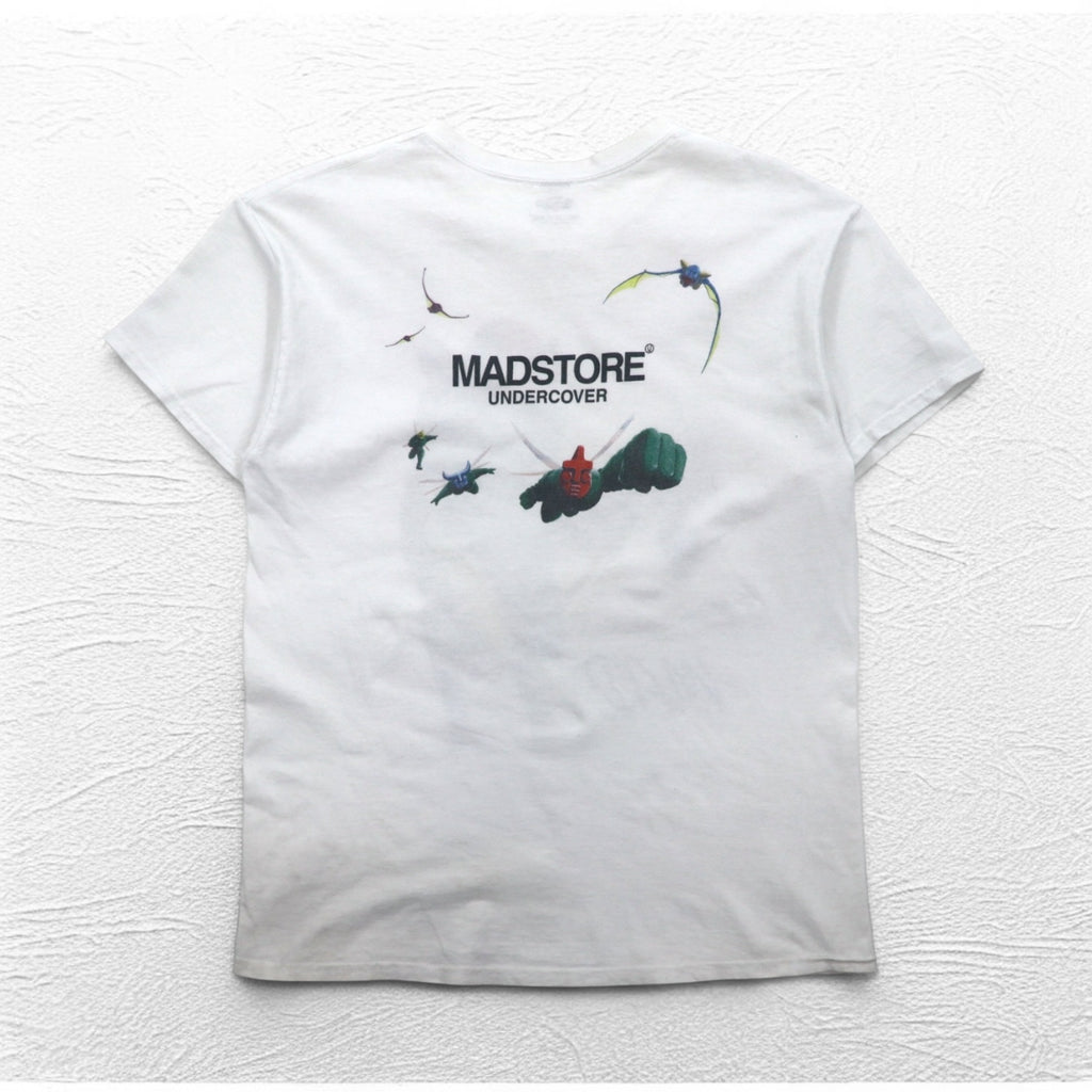 UNDERCOVER MADSTORE Tシャツ L ホワイト 未来原人サンド -THE SAND MAN-