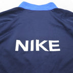 NIKE 90s TEAM TAG Short Sleeve Basketball Jersey Track Jacket 2XL Blue Swoosh