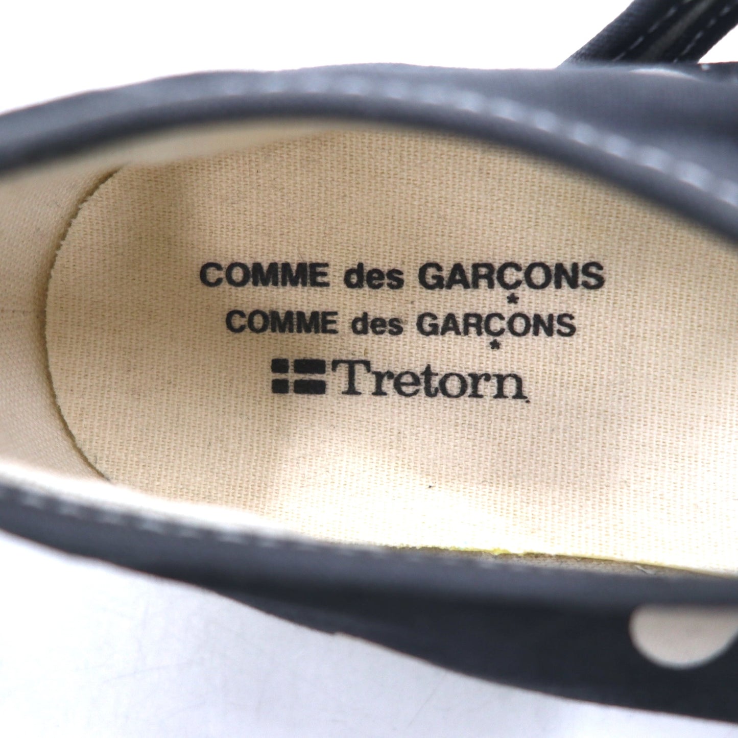 COMME des GARCONS COMME des GARGONS × Tretorn コムコム バレエシューズ スニーカー 25.5cm グレー 水玉 ドット 471928