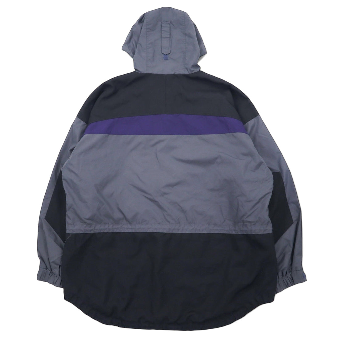 Columbia 90s Anorak Parka Mountain Parka XL Grey Nylon Drawcord