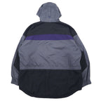 Columbia 90s Anorak Parka Mountain Parka XL Grey Nylon Drawcord