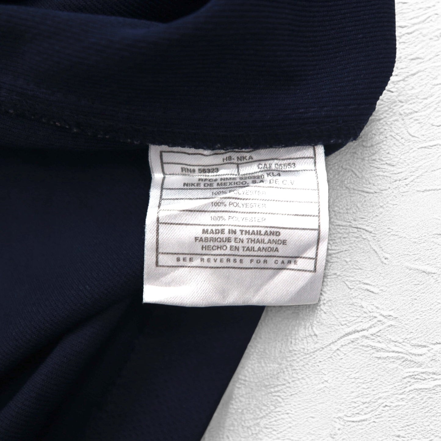 NIKE 90s TEAM TAG Short Sleeve Basketball Jersey Track Jacket 2XL Blue Swoosh