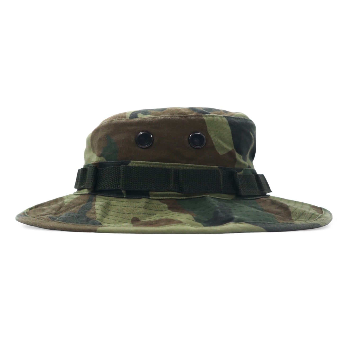 US ARMY 米軍 ブーニーハット サファリハット 59.6cm カーキ カモフラ コットン ミリタリー HAT SUN HOT WEATHER TYPE Ⅱ 44320