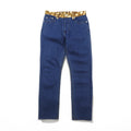 BURBERRY SKINNY MID-RISE Mid-Rise Skinny Jeans, Size M, Blue, Stretch, Leather Patch, Current Tag