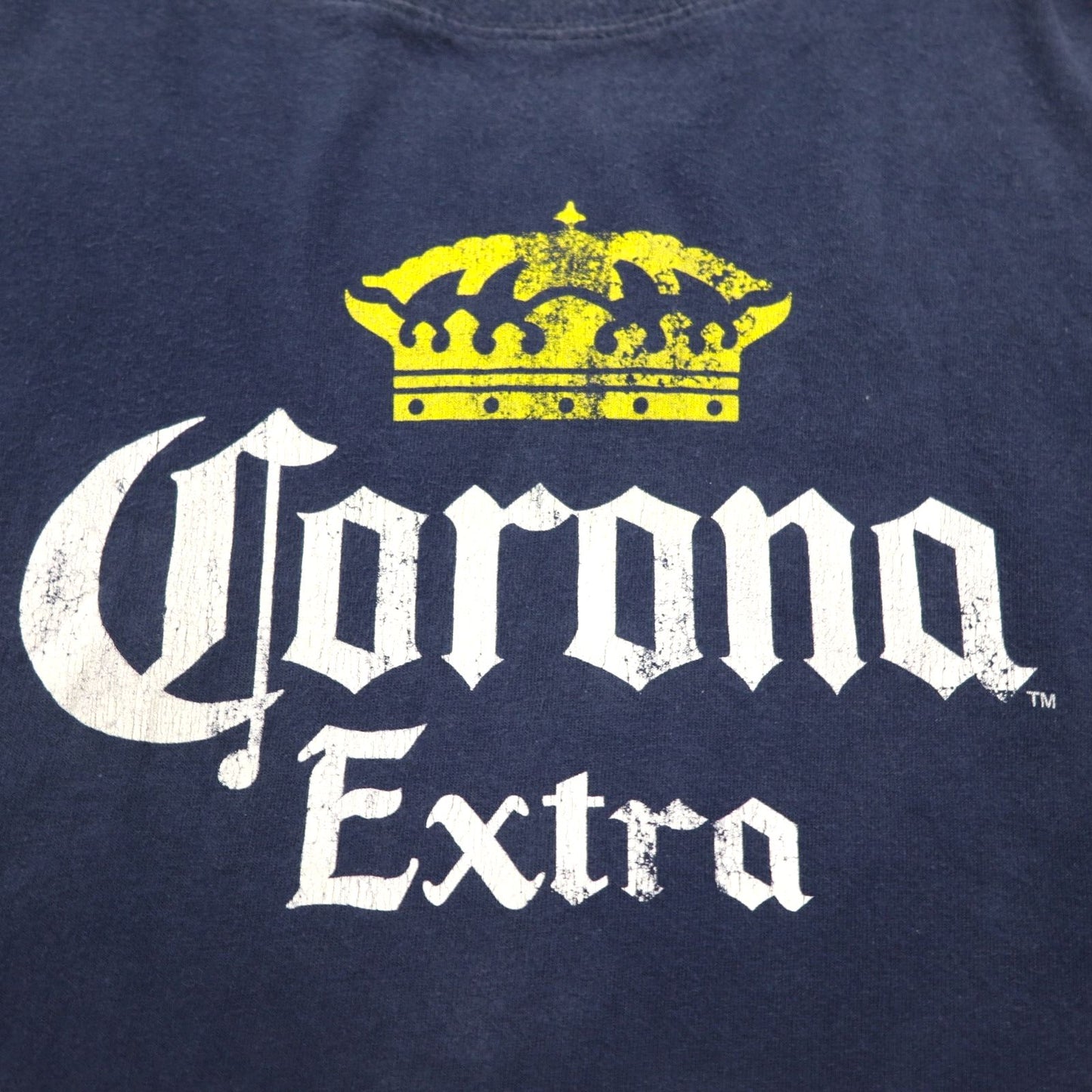 Corona Extra Beer Corona Beer Print T-Shirt 2XL Navy GILDAN Body