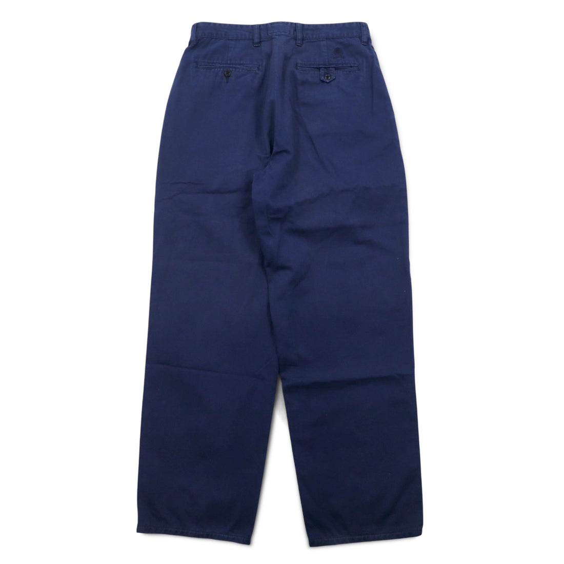 TOMMY HILFIGER タック ワイド チノパンツ M ネイビー コットン