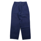 TOMMY HILFIGER タック ワイド チノパンツ M ネイビー コットン