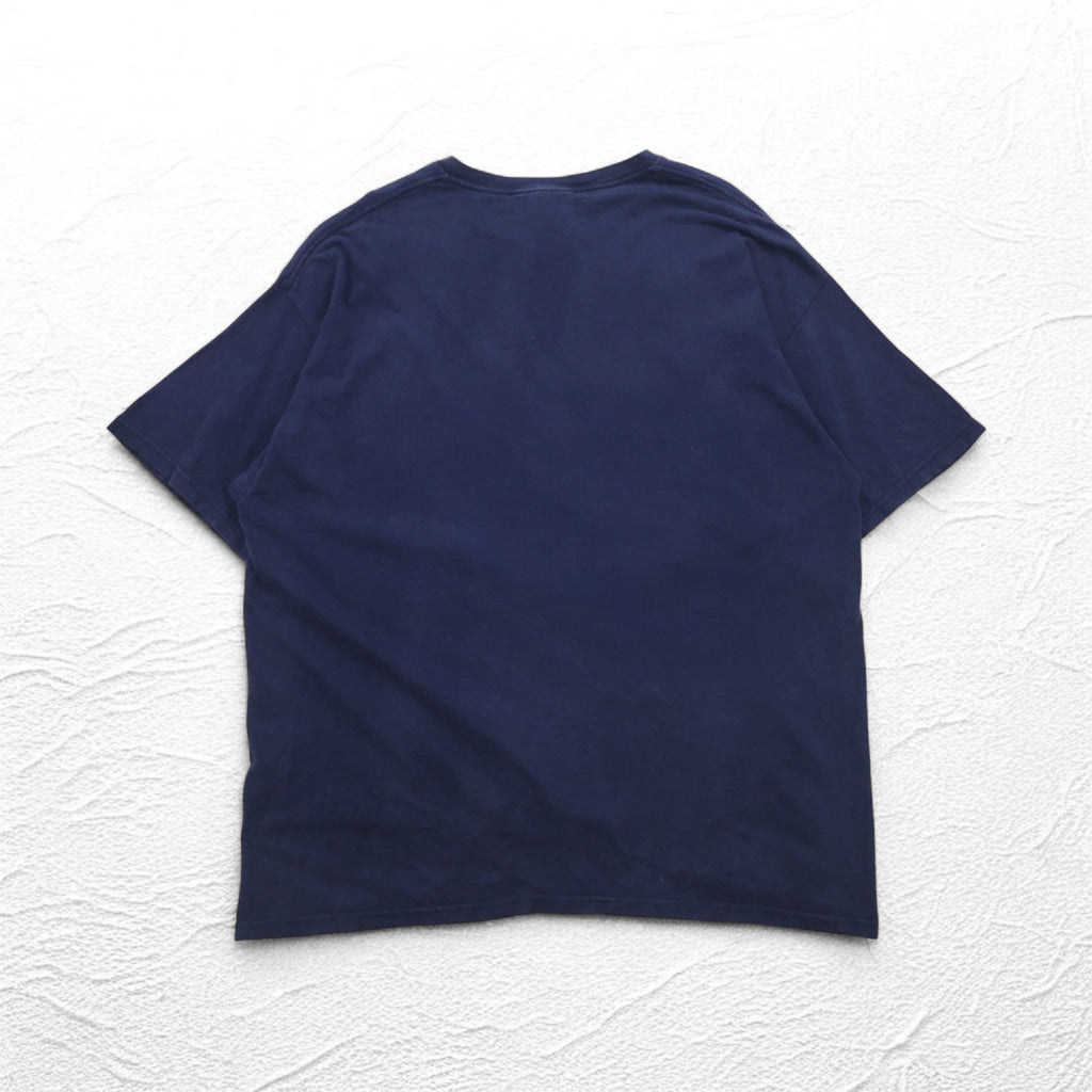 Corona Extra Beer コロナビール プリント Tシャツ 2XL ネイビー GILDAN ボディ