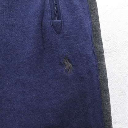 POLO RALPH LAUREN ジョガーパンツ スウェットパンツ M ネイビー サイドライン スモールポニー刺繍