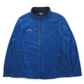 日本然リトテ-古着オンライン-Eddie Bauer フルジップ フリースジャケット XL ブルー ポリエステル SENECA US企業 ワンポイント 刺繍 EB200-Eddie Bauer Full Zip Fleece Jacket XL Blue Polyester SENECA US Company One Point Embroidery EB200