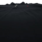 Polo Ralph Lauren Oversized Long Sleeve Rugby Shirt, Size 2XL, Black, Pique, Small Pony Embroidery