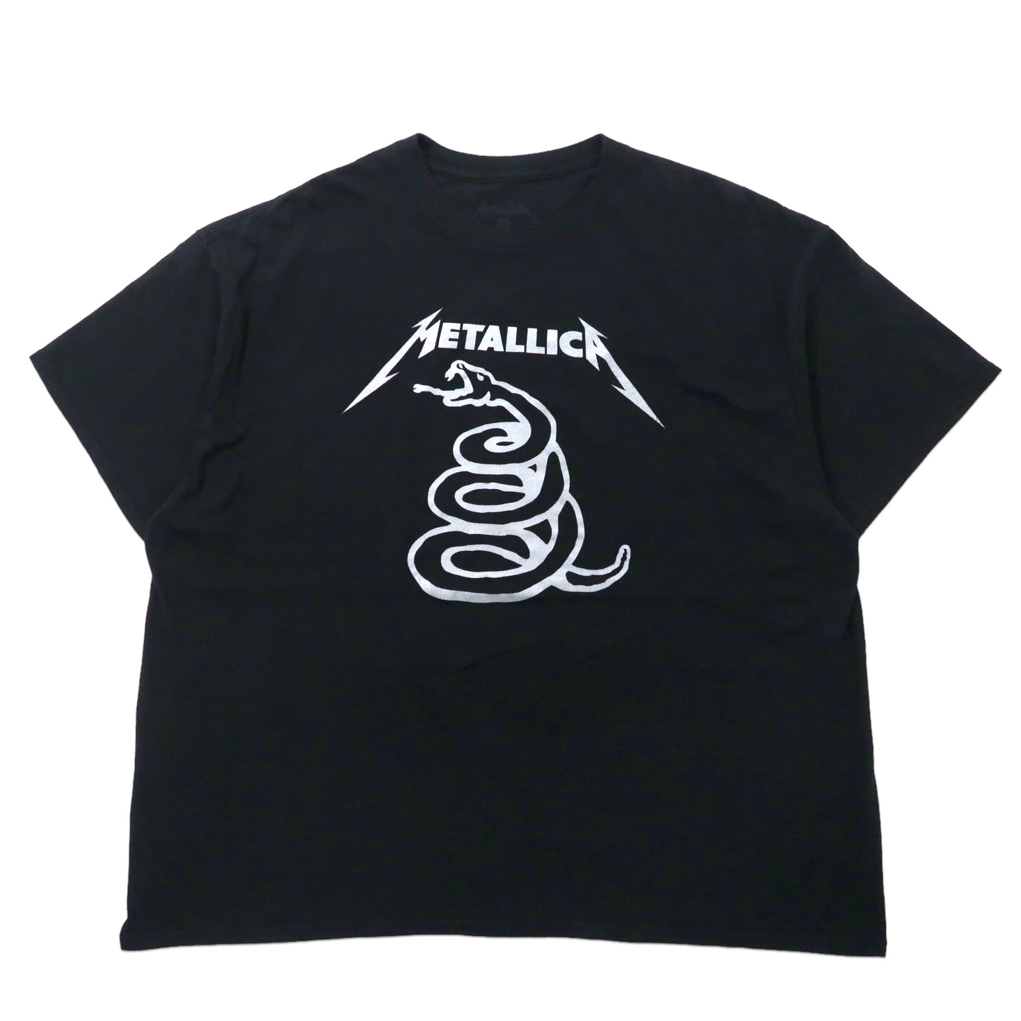 METALLICA メタリカ バンドTシャツ 2X ブラック コットン ビッグサイズ