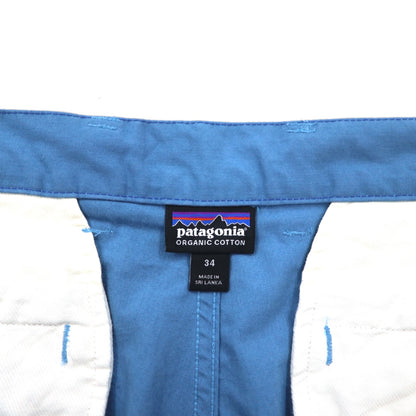 patagonia オーガニックコットン オールウェア ショートパンツ ハーフパンツ L ブルー 57726