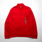 CHAPS RALPH LAUREN Half-Zip Sweatshirt, XL, Red, "THE EVERYDAY FLEECE," Unused