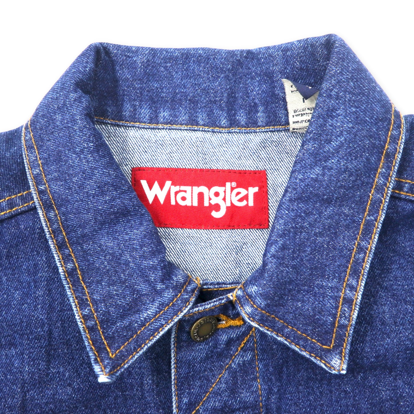 Wrangler デニムジャケット Gジャン L ブルー コットン ビッグサイズ