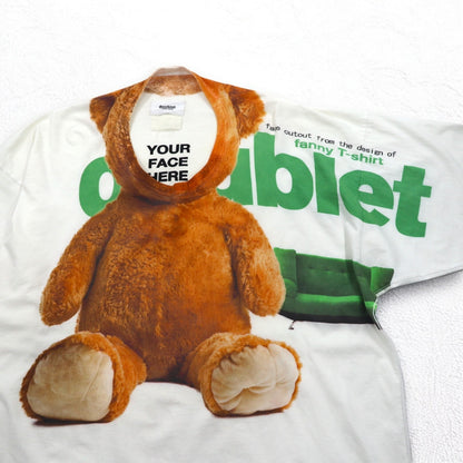 doublet YOUR FACE HERE T-shirt FREE White TED CAPSULETOY COMPRESSED