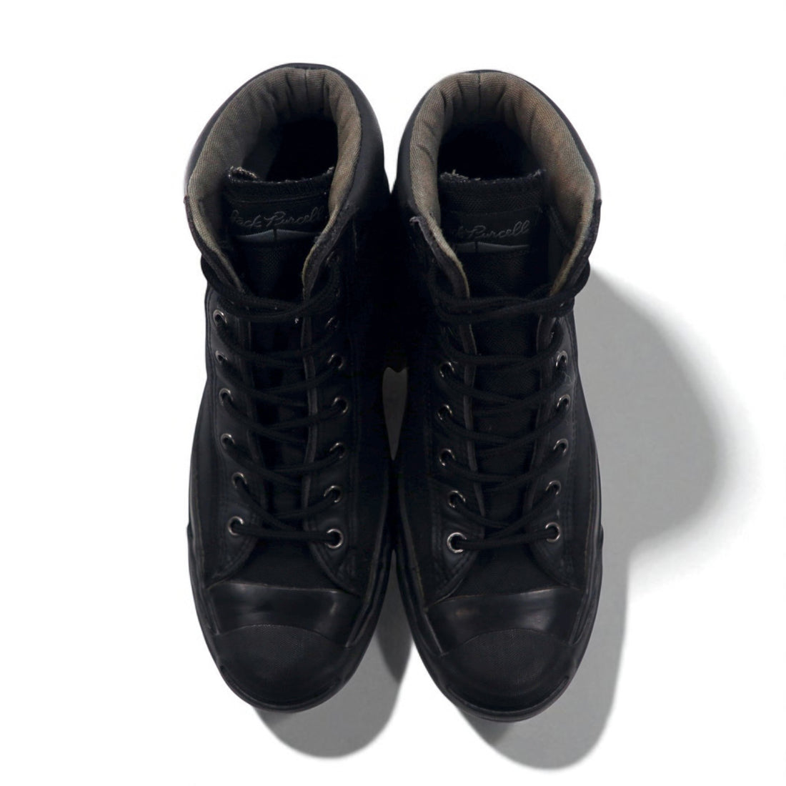 CONVERSE Jack Purcell ML-NYLON MID Sneakers, Size 27cm, Nylon and Leather, 1C391