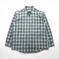 LLBean Sunwash Canvas Flannel Shirt, Size L, Check, Traditional Fit, 286410, Unused