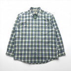 LLBean Sunwash Canvas Flannel Shirt, Size L, Check, Traditional Fit, 286410, Unused