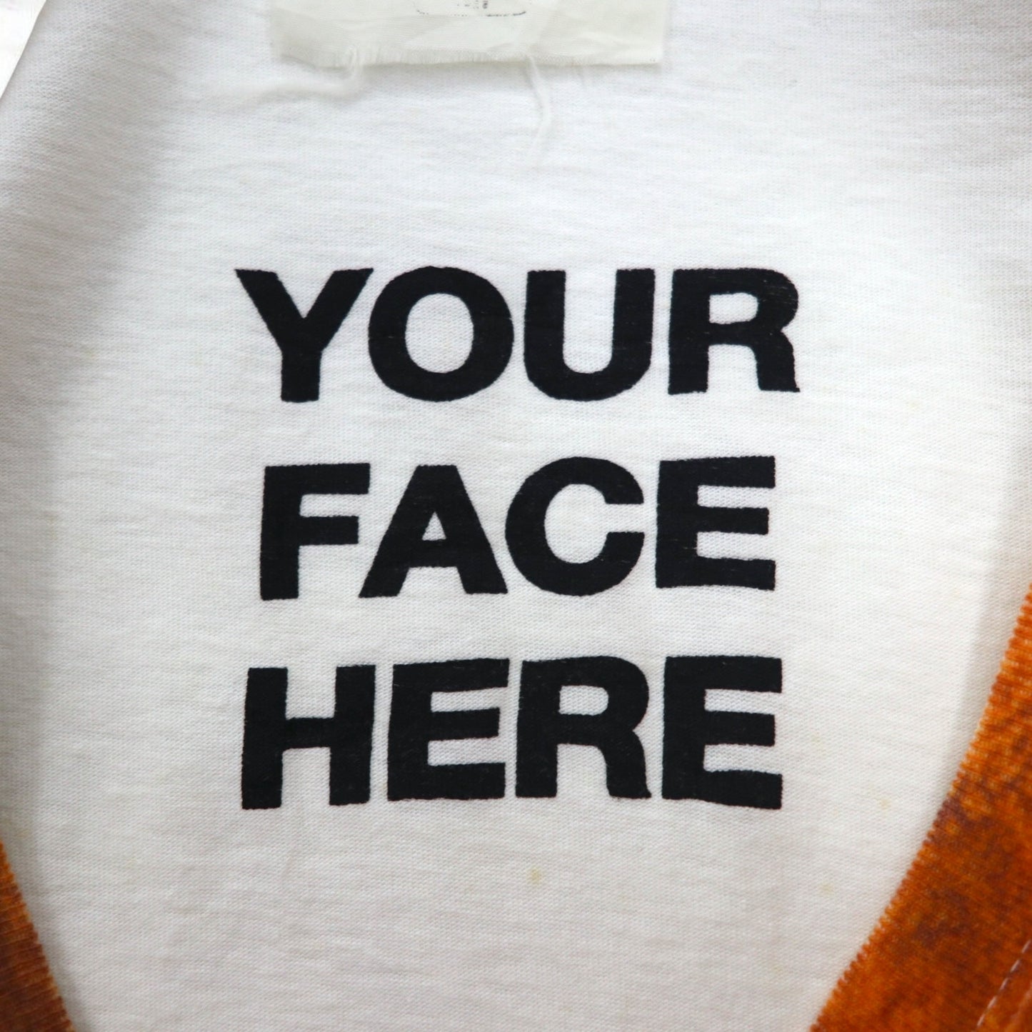 doublet YOUR FACE HERE T-shirt FREE White TED CAPSULETOY COMPRESSED