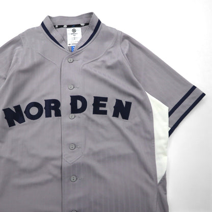 adidas originals × KZK ( Kazuki Kuraishi 倉石一樹 ) ObyO ベースボールシャツ XL グレー ポリエステル NORDEN O17334