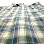 LLBean Sunwash Canvas Flannel Shirt, Size L, Check, Traditional Fit, 286410, Unused