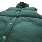 MT RAINIER DESIGN 60/40 Cross Reversible Western Down Vest S Green Cotton Nylon 700012476