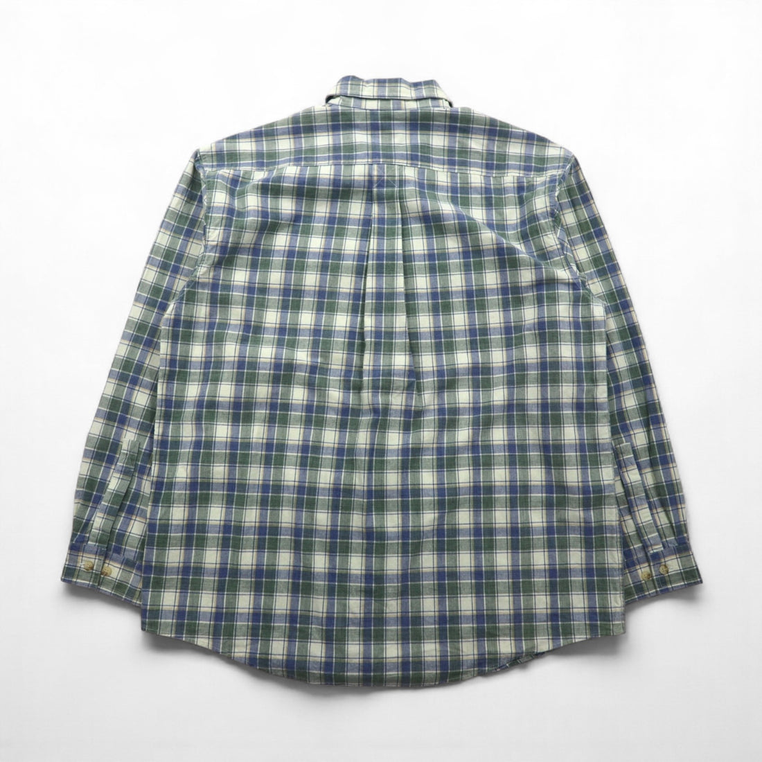 LLBean Sunwash Canvas Flannel Shirt, Size L, Check, Traditional Fit, 286410, Unused