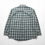 LLBean Sunwash Canvas Flannel Shirt, Size L, Check, Traditional Fit, 286410, Unused