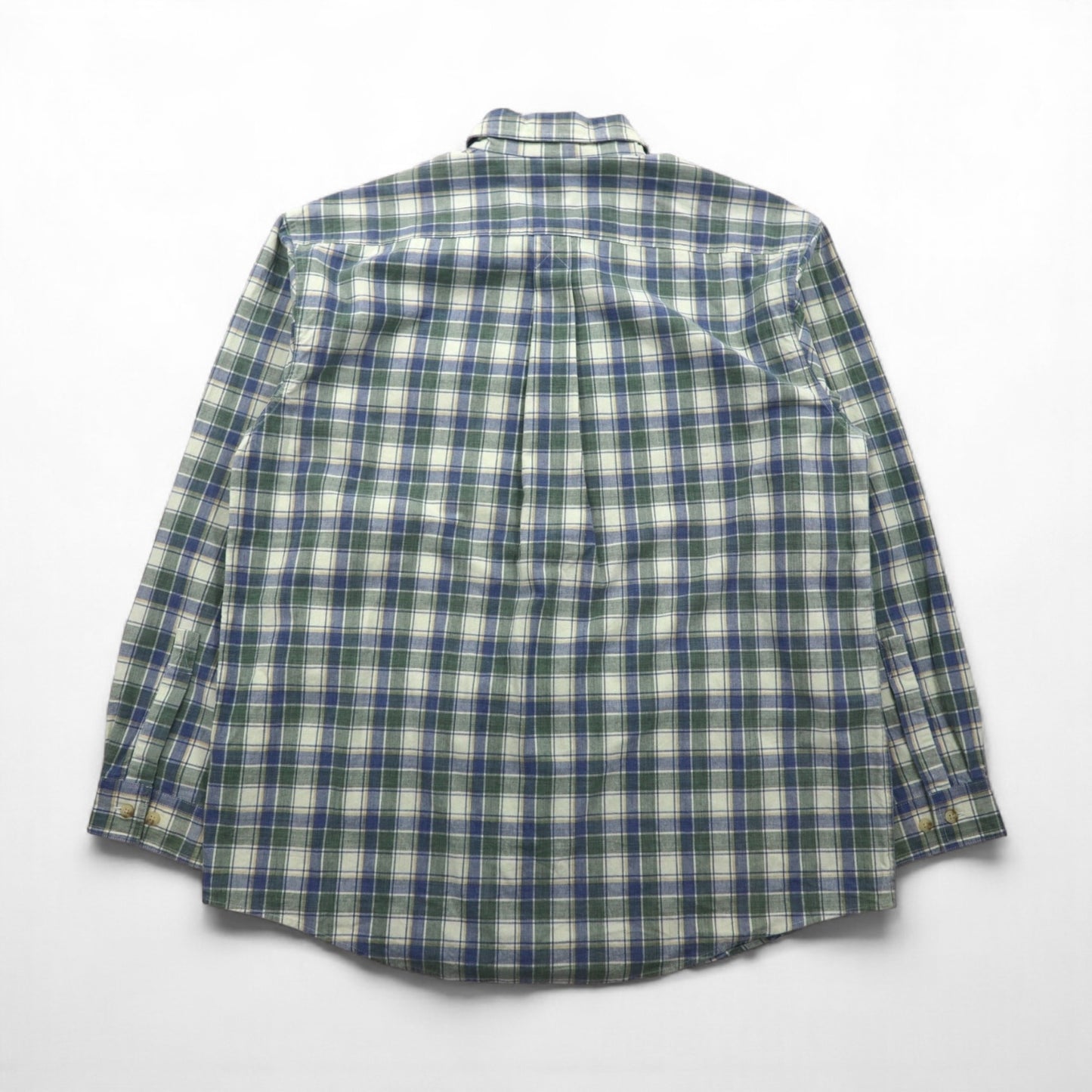 LLBean Sunwash Canvas Flannel Shirt, Size L, Check, Traditional Fit, 286410, Unused