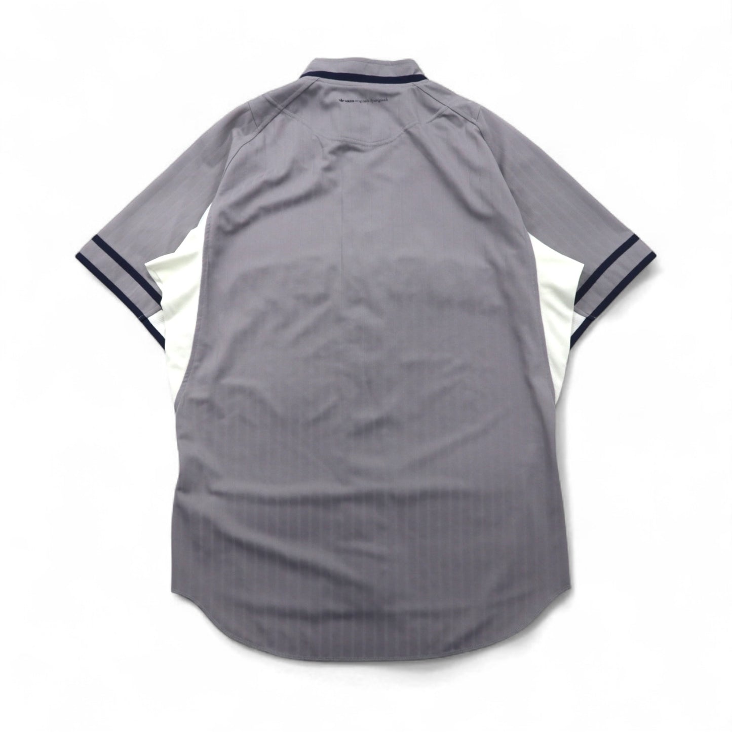 adidas originals × KZK ( Kazuki Kuraishi 倉石一樹 ) ObyO ベースボールシャツ XL グレー ポリエステル NORDEN O17334