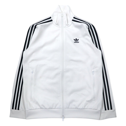 adidas originals ベッケンバウアー トラックジャケット ジャージ L ホワイト ポリエステル ダブルジップ トレフォイルロゴ 3ストライプス BECKENBAUER TT DV1521