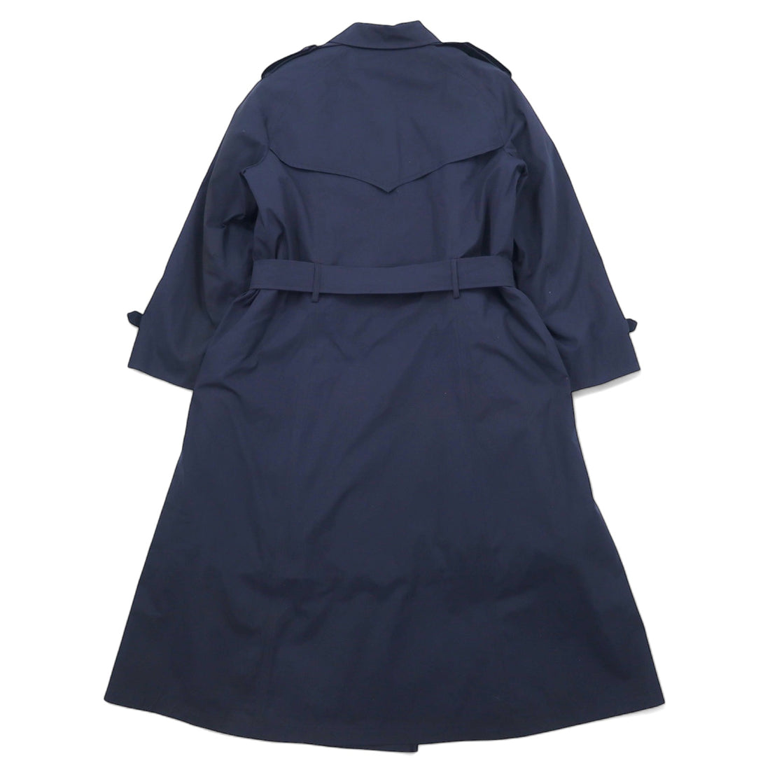 90s US NAVY All-weather trench coat, 14R, navy, polyester, cotton, detachable liner, belt included, military, 8410-01-175-2264 RAIN COAT WOMEN'S LONDONTOWN CORP