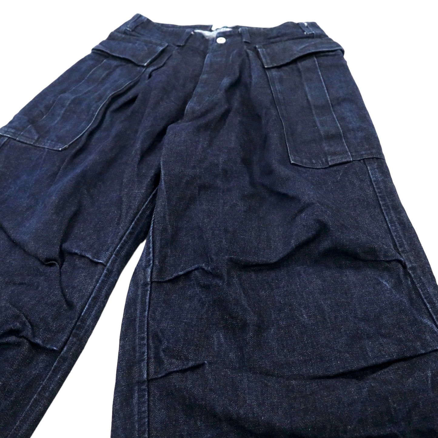 HERILL Denim CARGO PANTS 2 Blue 15OZ DENIM CARGO PANTS 21-030-HL