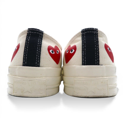 PLAY COMME des GARCONS × CONVERSE CT70 スニーカー 27cm ホワイト Chuck Taylor 70 チャックテイラー Multi Heart マルチハート 162975C