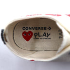 PLAY COMME des GARCONS × CONVERSE CT70 スニーカー 27cm ホワイト Chuck Taylor 70 チャックテイラー Multi Heart マルチハート 162975C