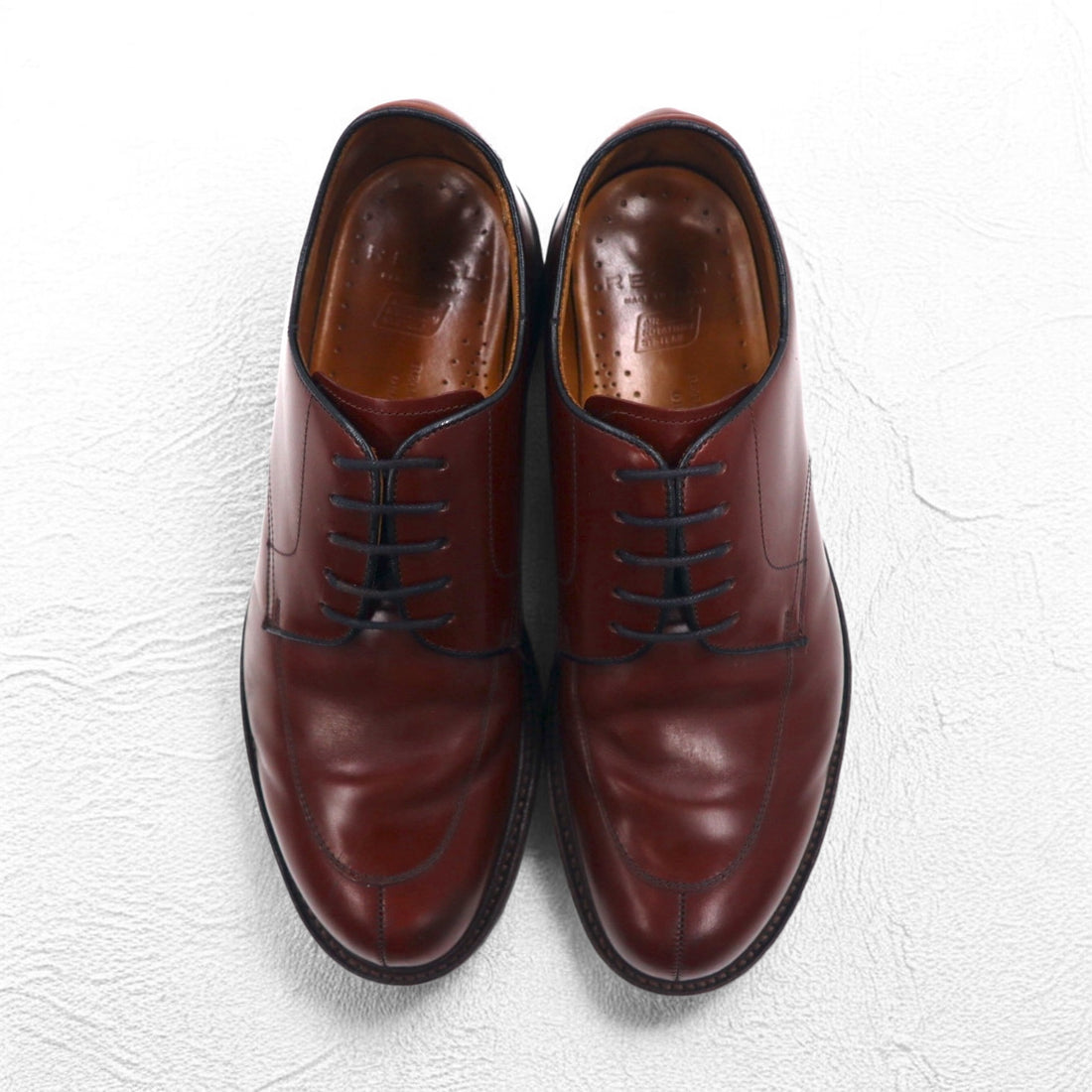 REGAL U-tip dress shoes, 26.5cm, brown, leather, cowhide, wingtip, split toe, AIR ROTATION SYSTEM, W15A, made in Japan