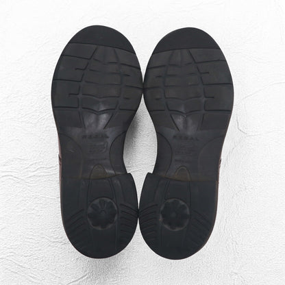 REGAL Uチップ ドレスシューズ 26.5cm ブラウン レザー 牛革 外羽根 スプリットトゥ AIR ROTATION SYSTEM W15A 日本製