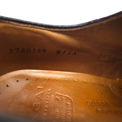 REGAL Uチップ ドレスシューズ 26.5cm ブラウン レザー 牛革 外羽根 スプリットトゥ AIR ROTATION SYSTEM W15A 日本製