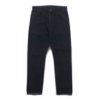 bukht カットオフ デニムパンツ S ブラック BASIC 5P SLIM DENIM PANTS B-M31806 日本製