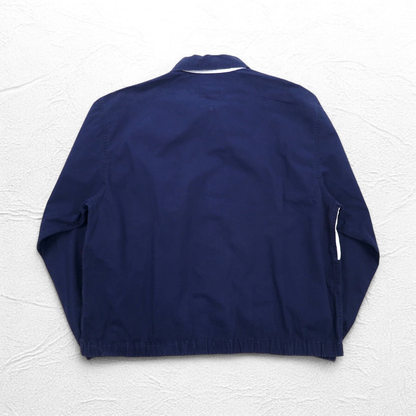 TOMMY HILFIGER 90年代 フラッグロゴ スウィングトップ L ネイビー コットン