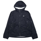 日本然リトテ-古着オンライン-SIERRA DESIGNS ハリケーンジャケット マウンテンパーカー XL ブラック ナイロン 防水 HURRICANE RAIN JACKET-SIERRA DESIGNS Hurricane Jacket Mountain Hoodie XL Black Nylon Waterproof HURRICANE RAIN JACKET