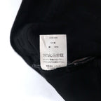 bukht カットオフ デニムパンツ S ブラック BASIC 5P SLIM DENIM PANTS B-M31806 日本製